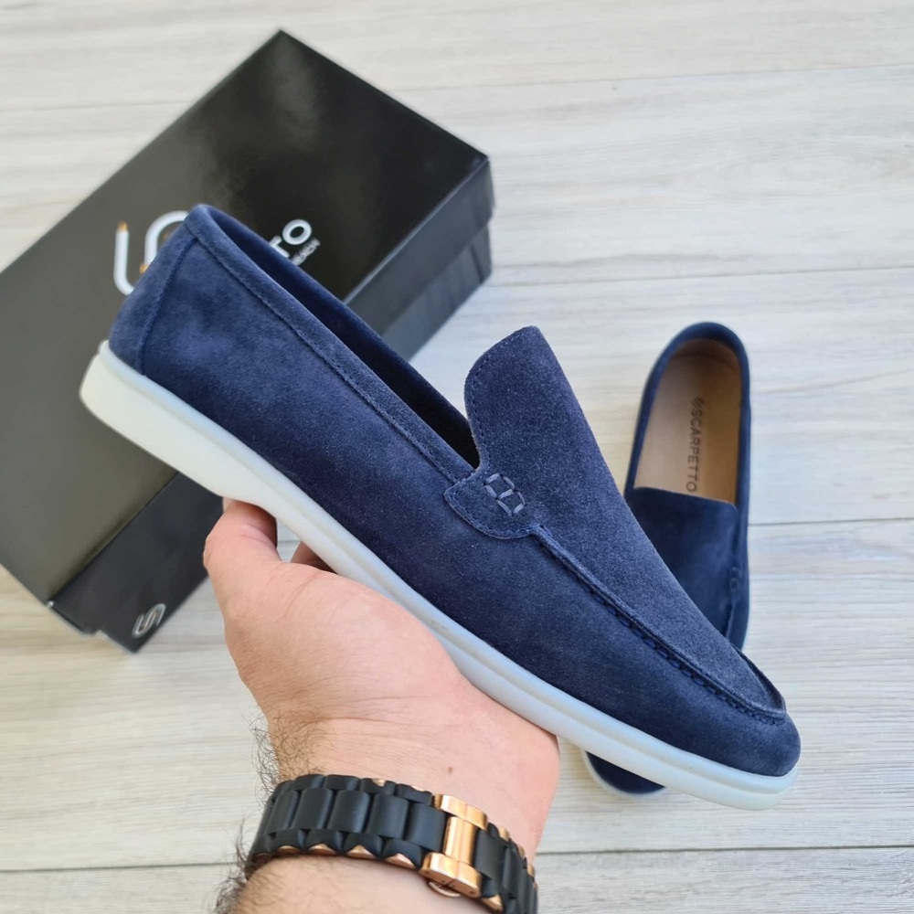 Handmade Slip-On Mens Yacht Loafer